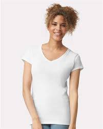 Women's Softstyle® V-Neck T-Shirt - 64V00L