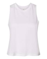 Women's Racerback Crop Tank - 6682